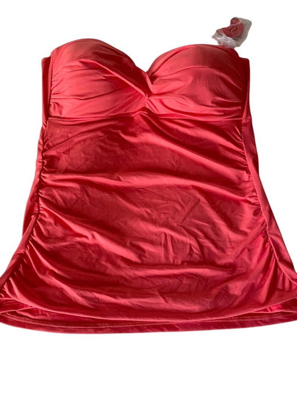 Anne Cole size medium Women's Ruched Halter Swim Top new with tags